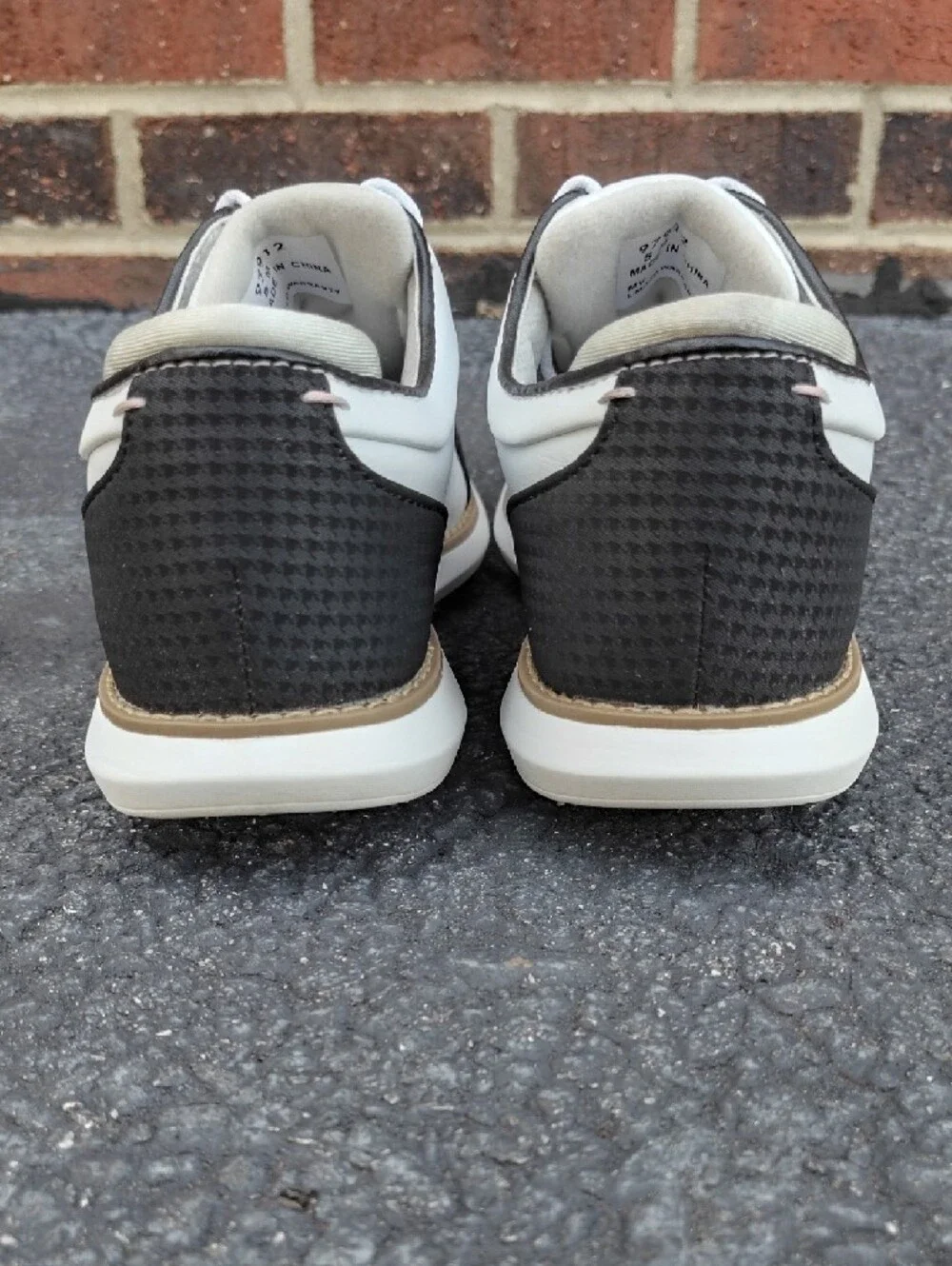 FootJoy White and Black Women's Athletic Golf Shoes - Picture 4 of 6